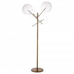 FLOOR LAMP 4 BALL GLASS 170 